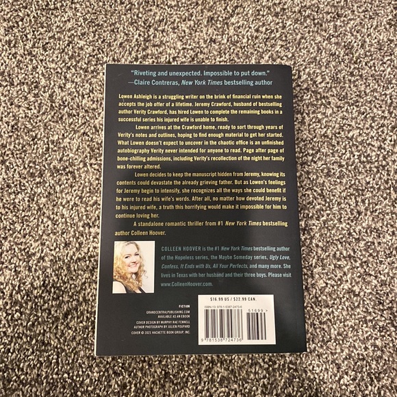 Verity Book - Picture 2 of 2